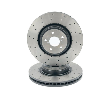 FITS SUBARU LEGACY 2.5 GT 3.0 R OUTBACK 3.6 R DRILLED FRONT BRAKE DISCS 316mm