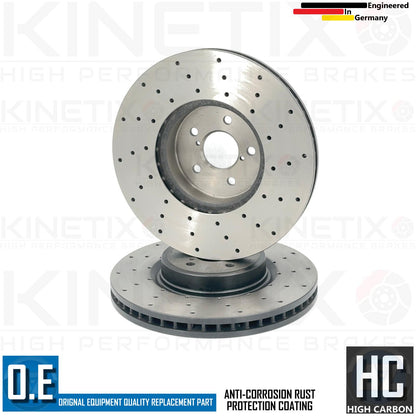 FITS SUBARU LEGACY 2.5 GT 3.0 R OUTBACK 3.6 R DRILLED FRONT BRAKE DISCS 316mm