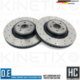 FOR SUBARU LEGACY 3.0 R SPEC B FRONT DRILLED PERFORMANCE BRAKE DISCS PADS 316mm