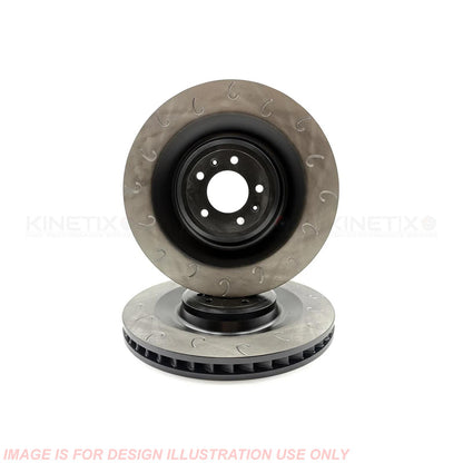 FOR MINI COOPER John Cooper Works J01 J GROOVED FRONT BRAKE DISCS PAIR 335mm