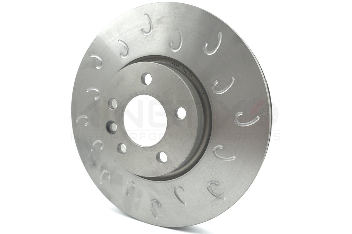 FOR TRANSPORTER MULTIVAN CARAVELLE T5 T6 J GROOVED FRONT BRAKE DISCS PAIR 340mm