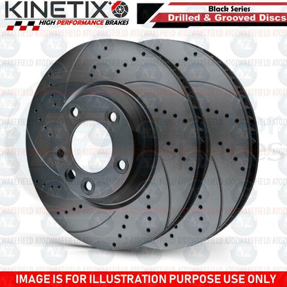 FITS FORD TRANSIT TOURNEO CUSTOM FRONT REAR DRILLED GROOVED BRAKE DISCS PADS
