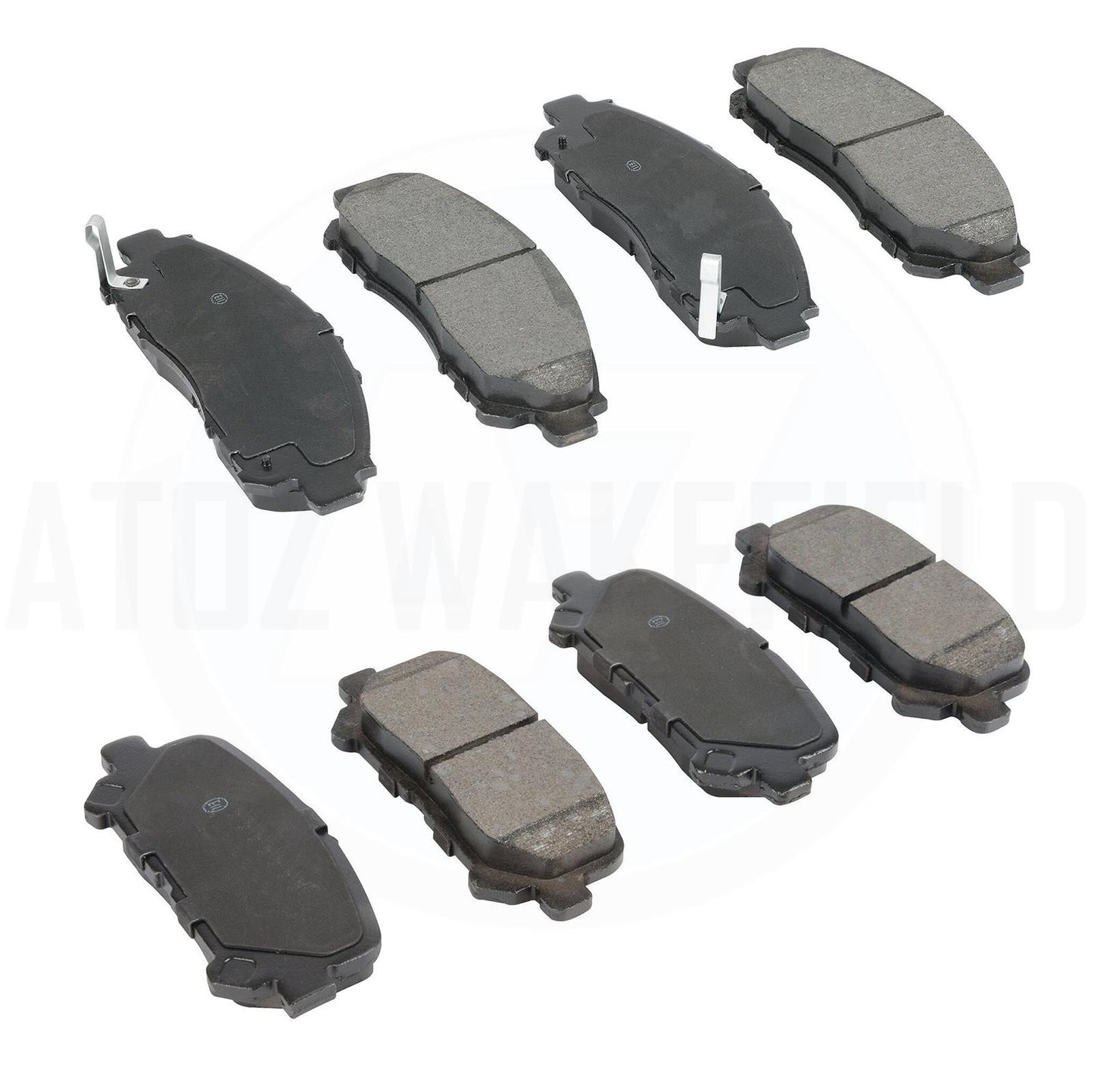 FOR TOYOTA HIACE 2.8 MK6 (H3) 2019- FRONT REAR BRAKE PADS SET