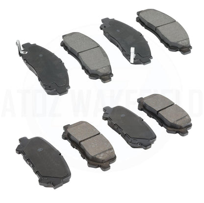 FOR TOYOTA HIACE 2.8 MK6 (H3) 2019- FRONT REAR BRAKE PADS SET
