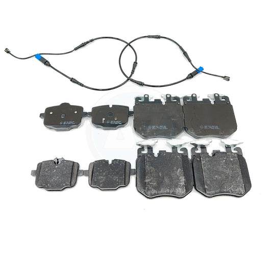 FOR BMW X5 X6 X7 50i M50d M50i G05 G06 G07 M SPORT FRONT REAR BRAKE PADS SENSORS