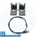 FOR BMW 318i F30 F31 F34 M SPORT FRONT REAR BRAKE PADS WEAR WIRE SENSORS