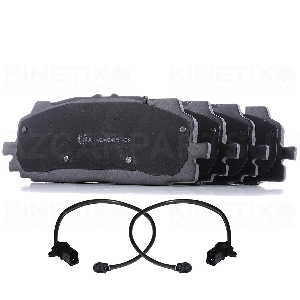 FOR AUDI E-TRON 50 2019 - 2023 FRONT BRAKE PADS SET & WEAR WIRE SENSORS