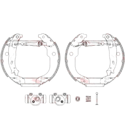 FOR CITROEN C3 C4 DS3 REAR BRAKE SHOE ADJUSTER WHEEL CYLINDER MINTEX KIT