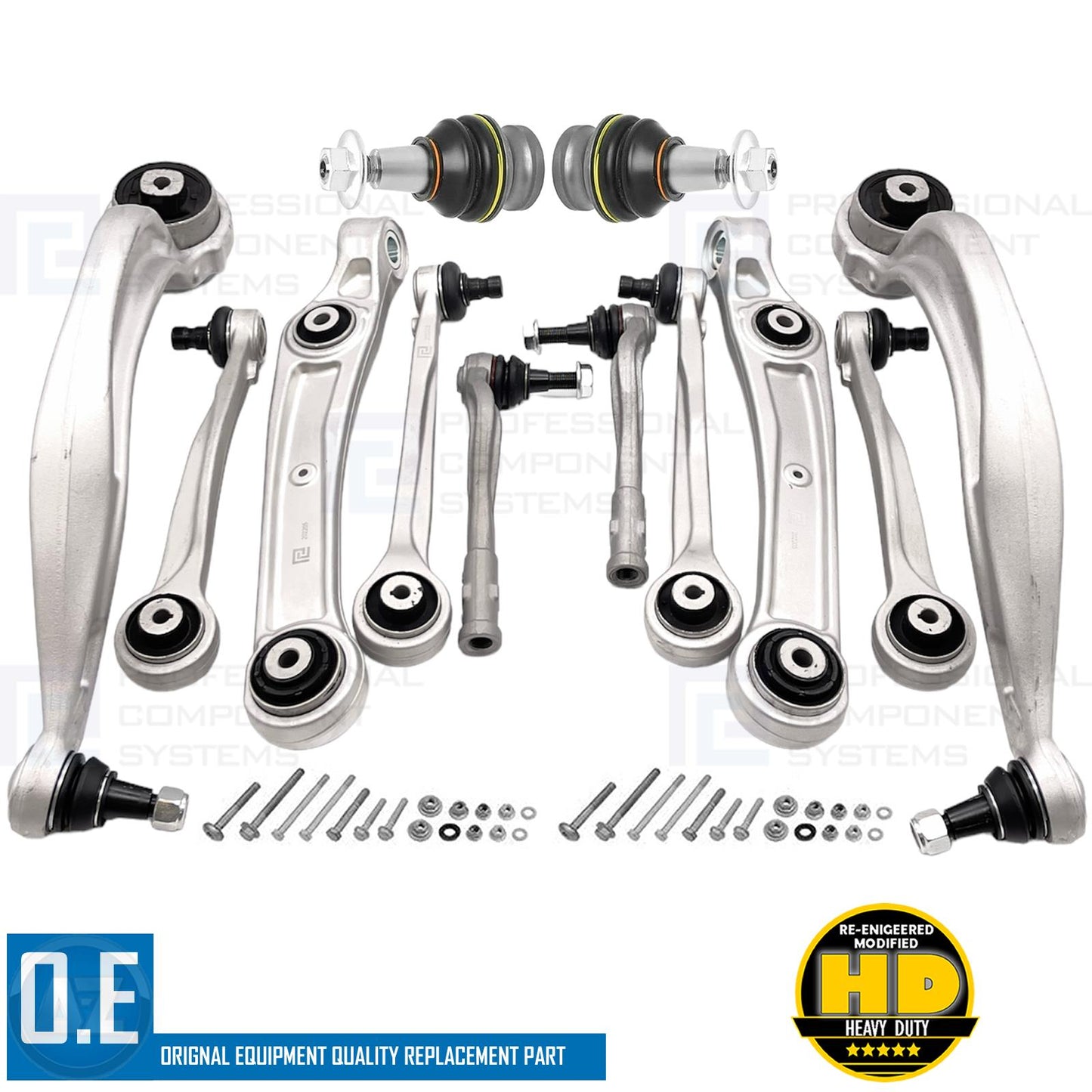 FIT AUDI A7 S7 RS7 4K FRONT LOWER REAR FRONT SUSPENSION WISHBONE CONTROL ARMS