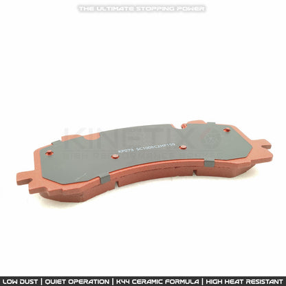 FOR AUDI S6 S7 S8 SQ7 SQ8 DRILLED FRONT BRAKE DISCS RACING PADS & SENSORS 400mm