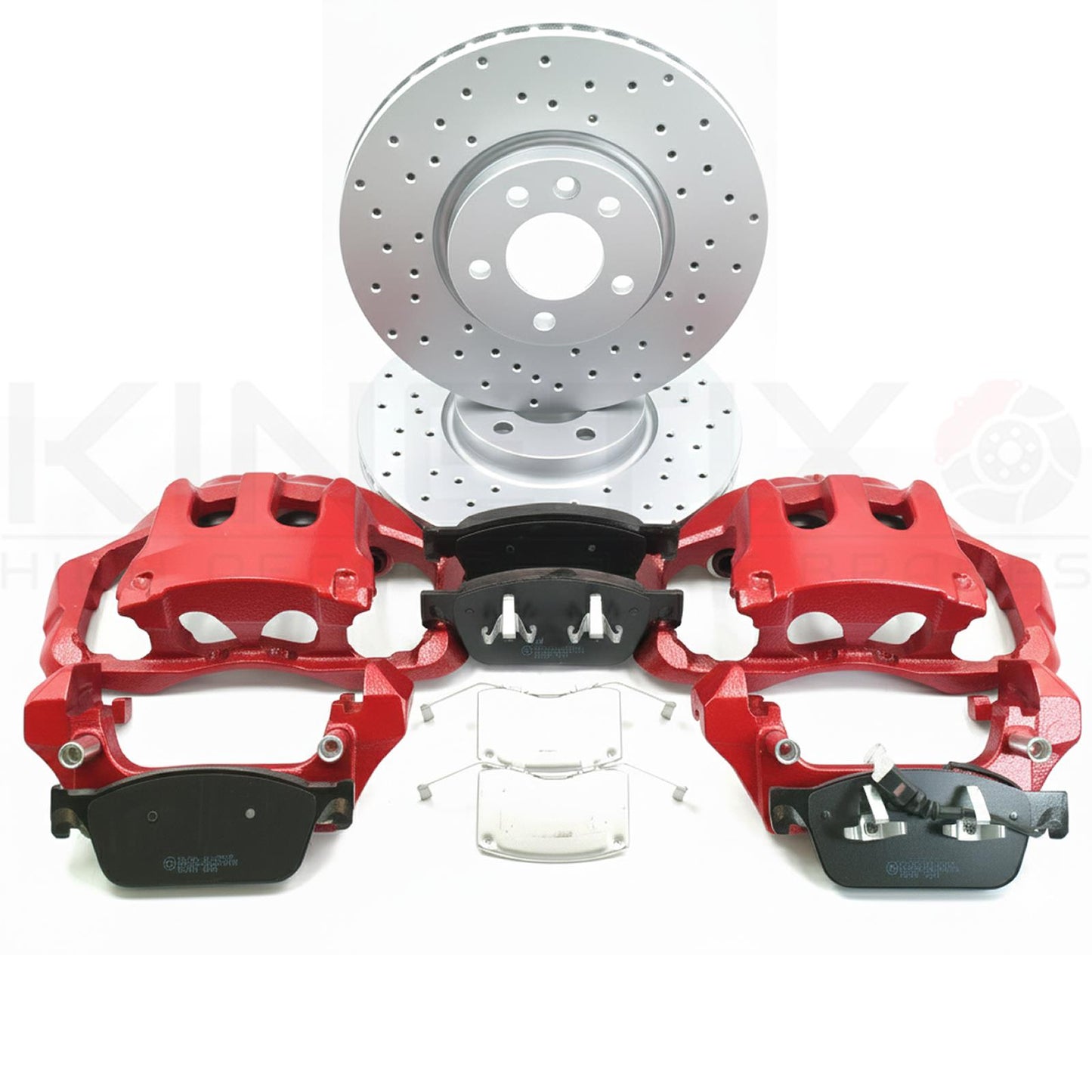 FOR VW TRANSPORTER T5 T6 FRONT 340mm BIG BRAKE CALIPER DISCS CONVERSION KIT