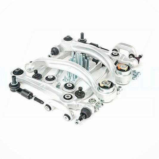 FOR AUDI RS4 S4 B6 B7 FRONT AXLE UPPER LOWER SUSPENSION WISHBONES CONTROL ARMS LINKS FITTING KIT TRACK TIE ROD ENDS HEAVY DUTY