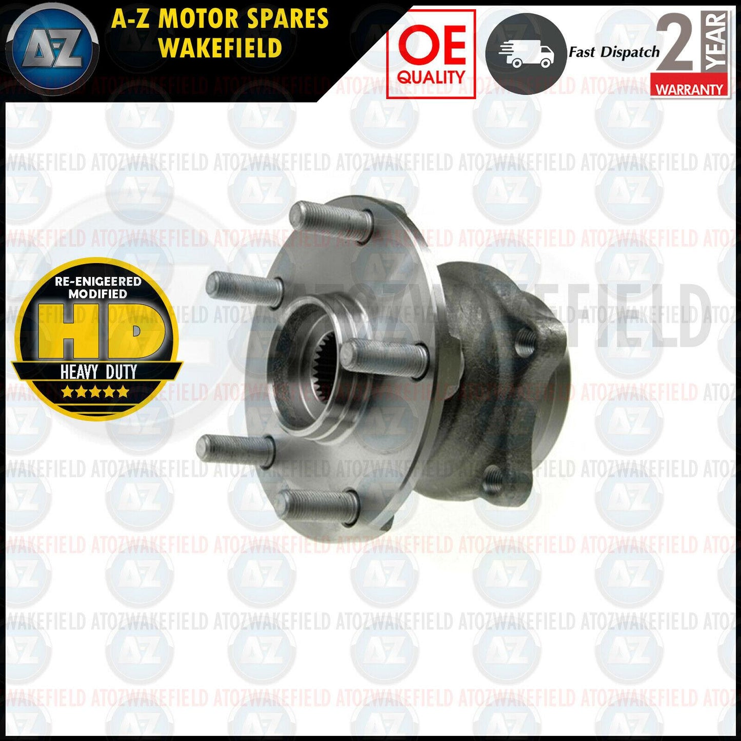 FOR SUBARU IMPREZA WRX STI 07-15 114 PCD REAR AXLE HUB WHEEL BEARING KIT TYPE1