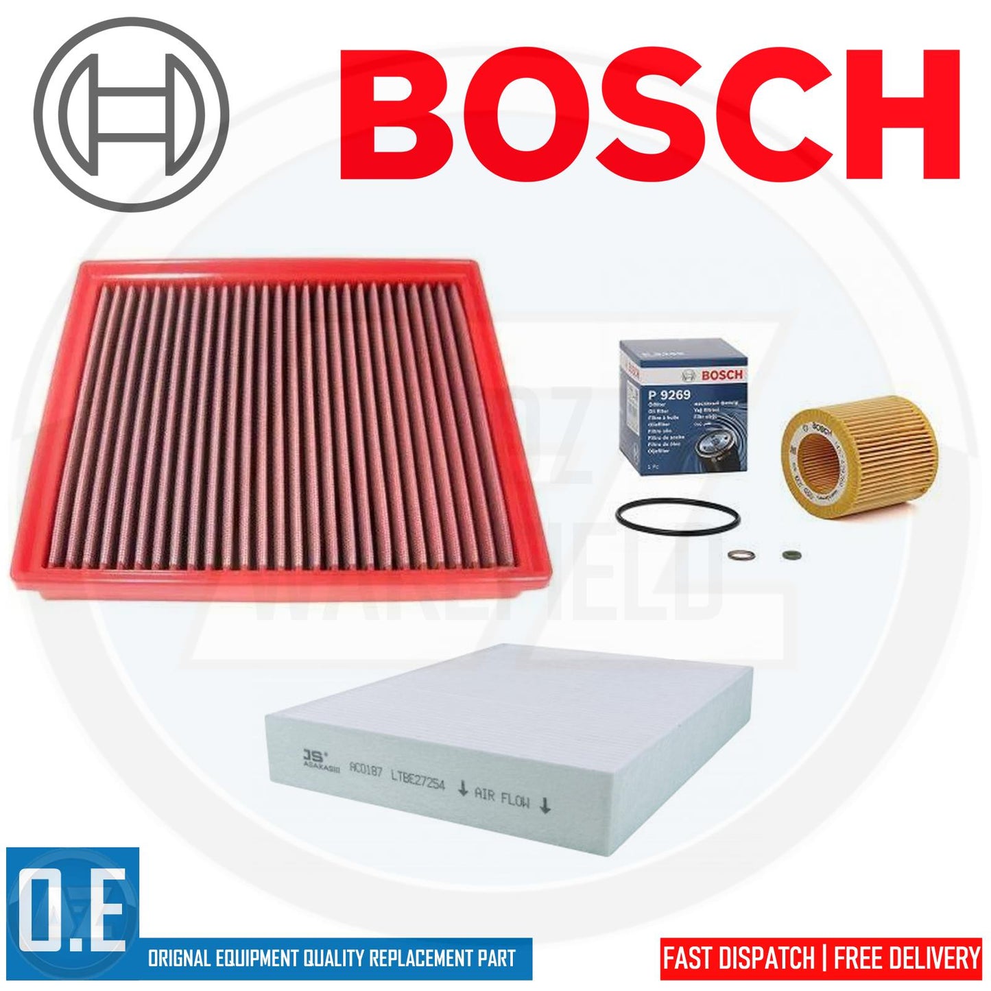 FOR BMW M135i M140i M235i M240i M2 AIR OIL INTERIOR CABIN POLLEN FILTER BOSCH