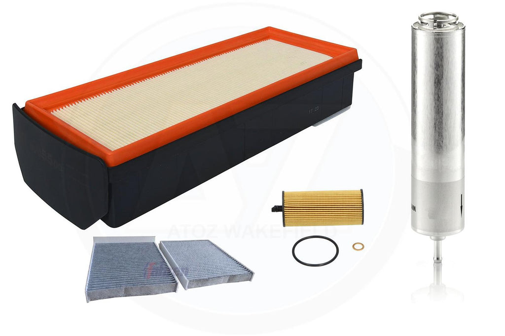 SERVICE KIT FOR BMW 530d 535d F10 F11 AIR OIL DIESEL FUEL CABIN POLLEN FILTERS