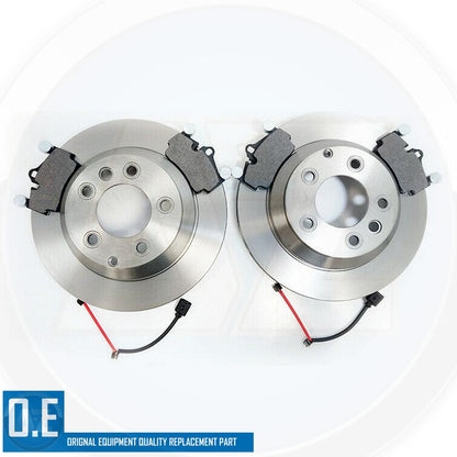 FOR AUDI Q7 PORCSHE CAYENNE VW TOUAREG FRONT REAR BRAKE DISCS PADS SENSORS FR RR