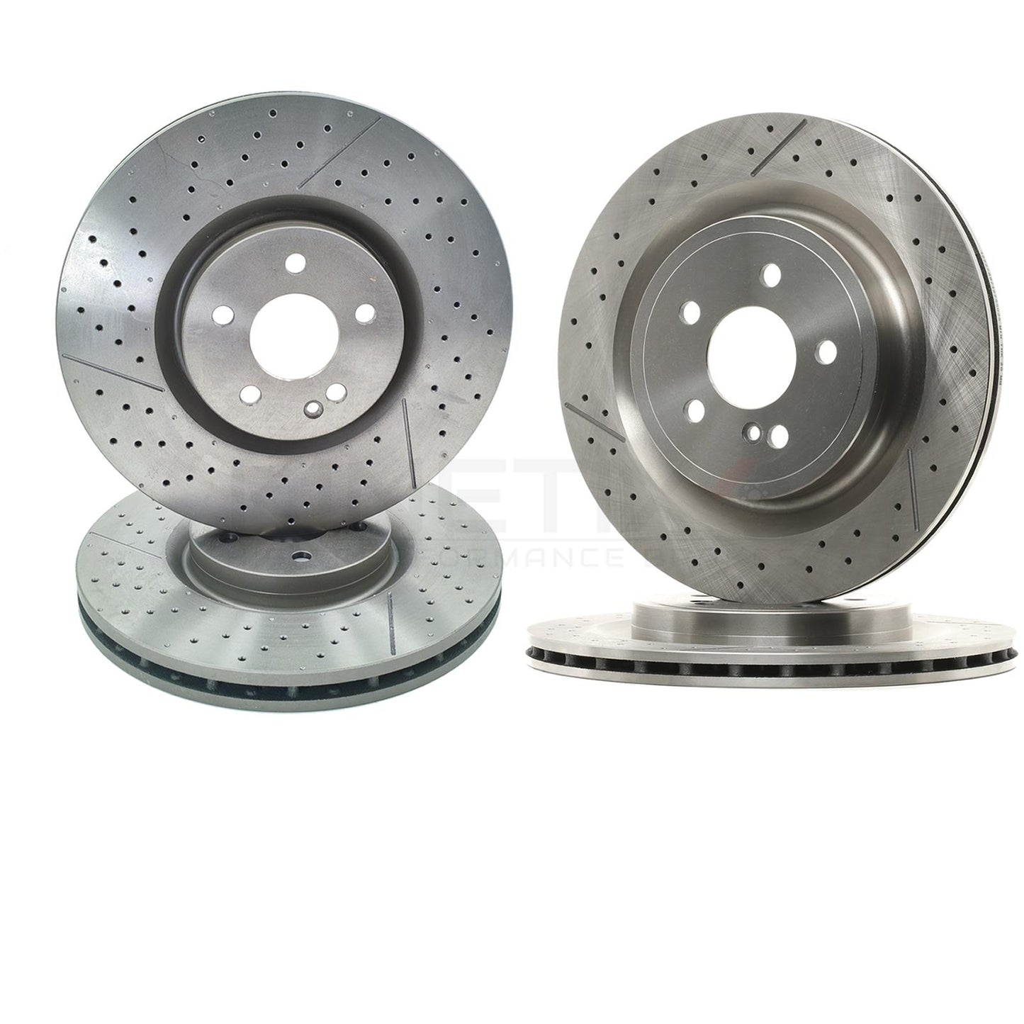 FOR MERCEDES A45 CLA45 GLA45 AMG FRONT REAR BRAKE DISCS PADS SENSORS 350mm 330mm