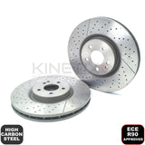 FOR MERCEDES A45 CLA45 GLA45 AMG FRONT REAR BRAKE DISCS PADS SENSORS 350mm 330mm