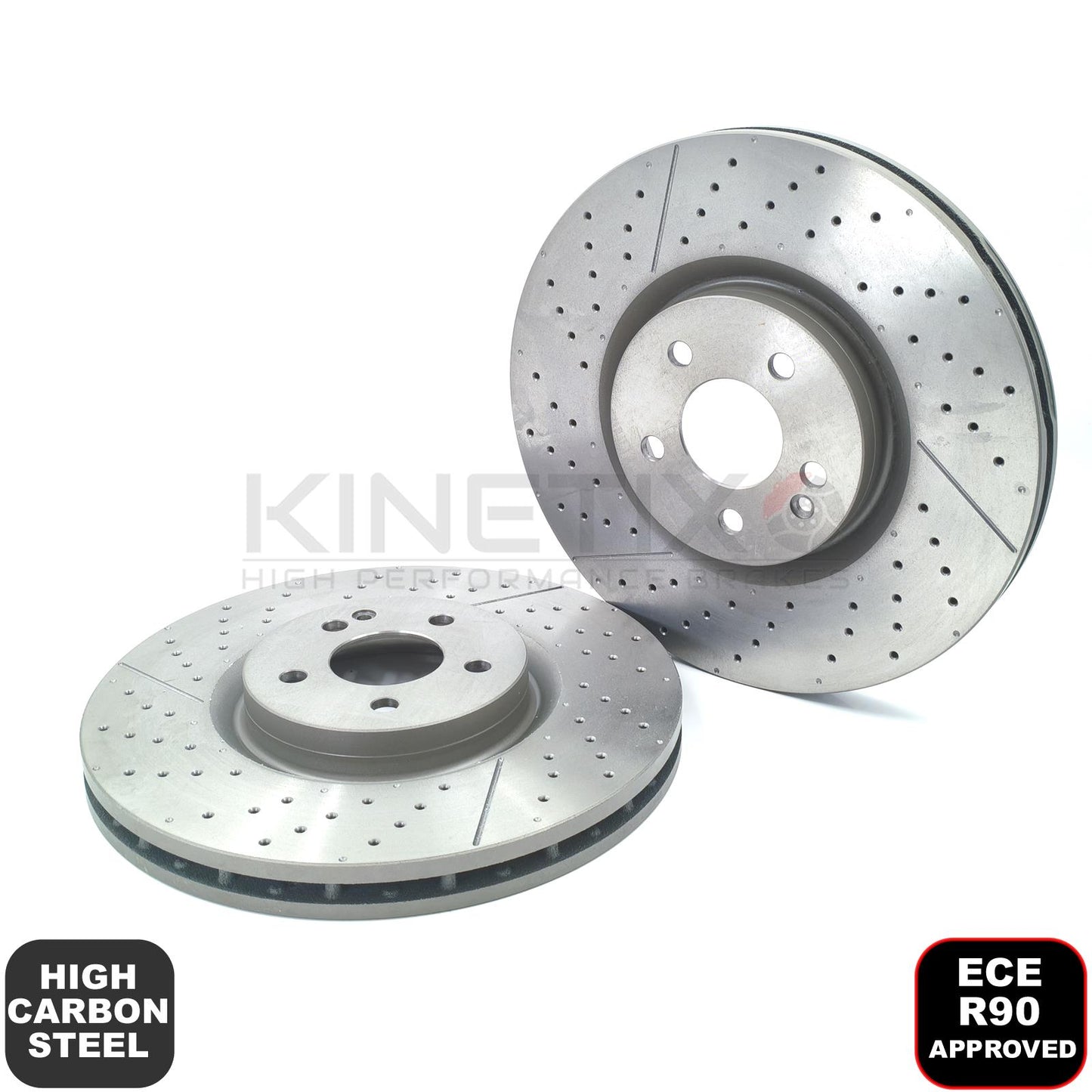 FOR MERCEDES A45 CLA45 GLA45 AMG FRONT BRAKE DISCS PADS WEAR WIRE SENSOR 350mm