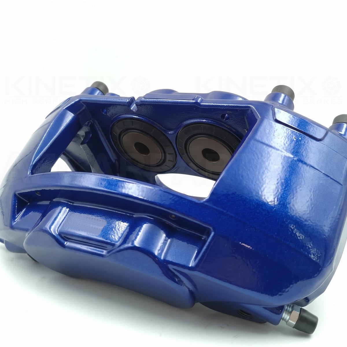 FOR AUDI S3 SQ2 VW GOLF R GTi R32 T-ROC R SEAT LEON CUPRA ATECA KINETIX PORSCHE MACAN 95B 4 POT 4 PISTON FRONT BIG BRAKE KIT UPGRADE 345mm X 30mm (BRAKE DISCS PADS FITTING KIT) BLUE
