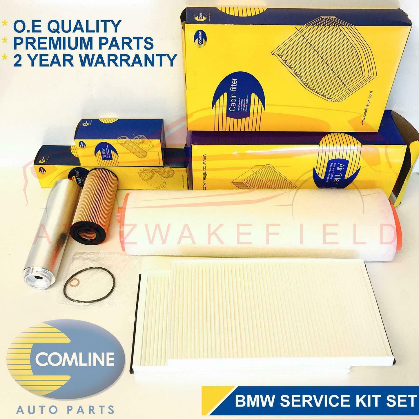 SERVICE KIT for BMW 5 SERIES E60 E61 525d 530d AIR OIL DIESEL FUEL POLLEN FILTER