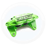 FOR SUBARU WRX STi GENUINE 4 POT FRONT BRAKE CALIPERS PAIR LEFT & RIGHT GREEN