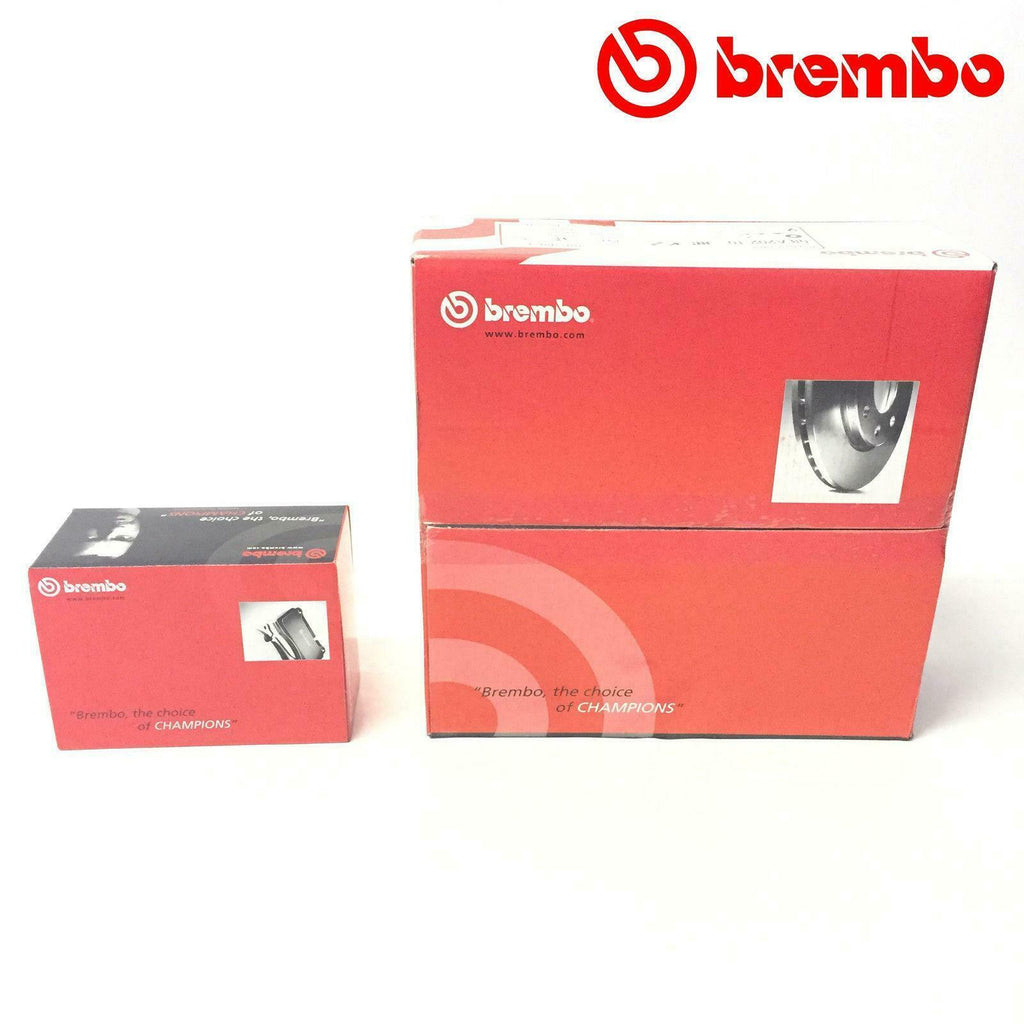 FOR Audi A3 S3 1.8 T Turbo 8L 210 225 Brembo Front Coated Brake Discs Pads 312mm