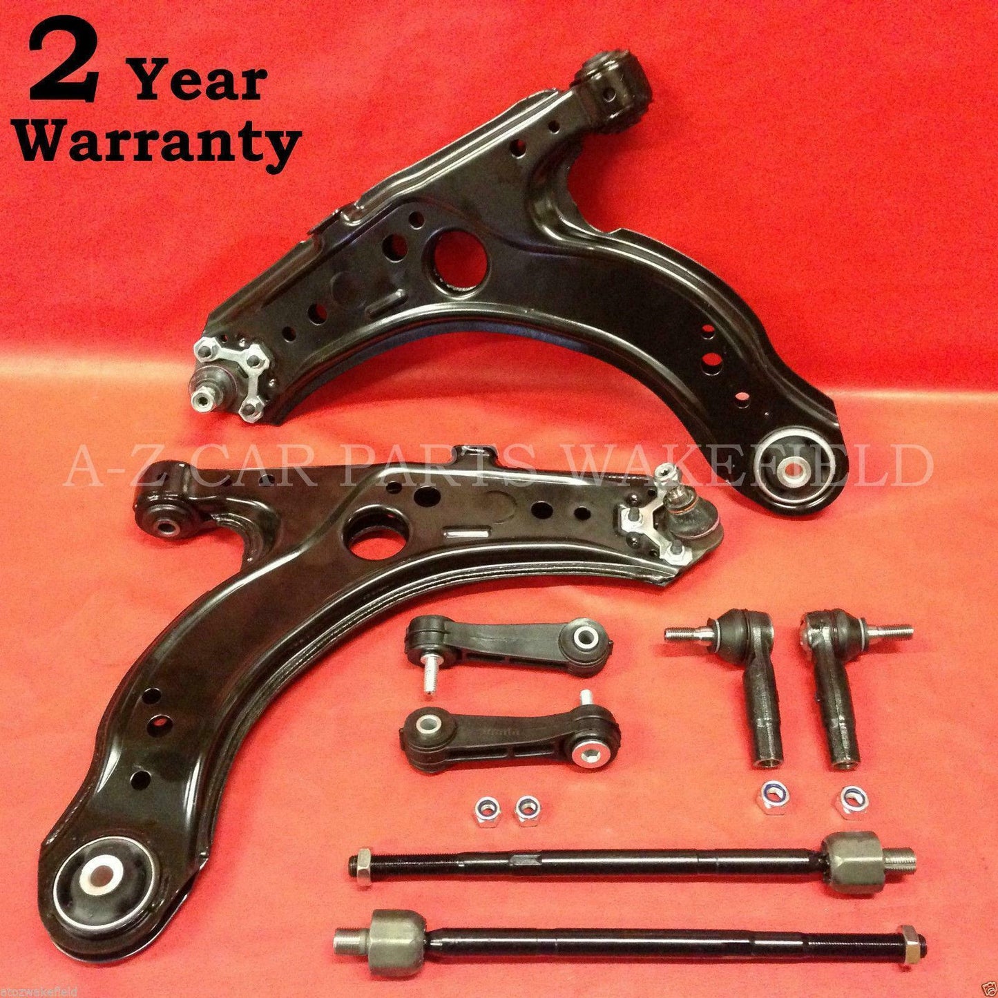 Suspension wishbone arm x2 arms pair rack track rod ends stabiliser drop links