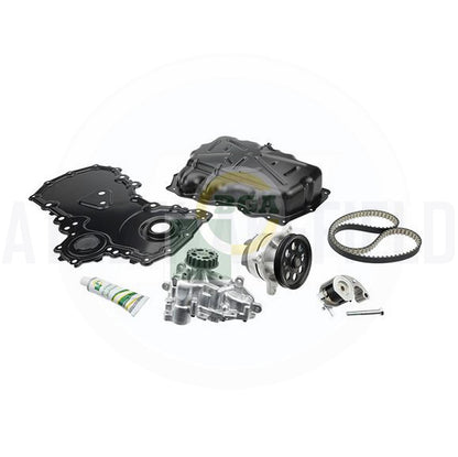FOR TRANSIT TOURNEO CUSTOM 15-17 TIMING BELT TENSIONER COVER OIL WATER PUMP KIT