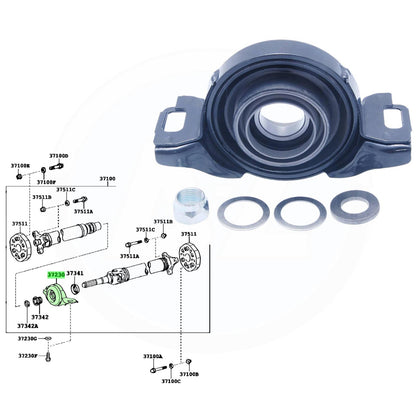 FOR LEXUS IS220d IS250 IS300 IS300h 2005- MK2 MK3 CARDAN PROPSHAFT SUPPORT CENTRE PROP SHAFT BEARING 3723030180 | 3723030181 | 3723039055 | 3723039095 | 37230-30180 | 37230-30181 | 37230-39055 | 37230-39095