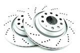 FOR VW ARTEON R TIGUAN R 2.0 DRILLED FRONT REAR BRAKE DISCS 357mm 310mm FR/RR