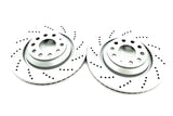 FOR VW ARTEON R TIGUAN R 2.0 DRILLED FRONT REAR BRAKE DISCS 357mm 310mm FR/RR