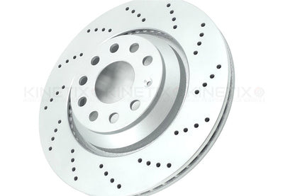FOR CUPRA FORMENTOR VZ5 DRILLED FRONT REAR BRAKE DISCS BREMBO PADS 375mm 310mm