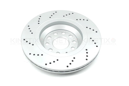 FOR CUPRA FORMENTOR VZ5 DRILLED FRONT REAR BRAKE DISCS BREMBO PADS 375mm 310mm