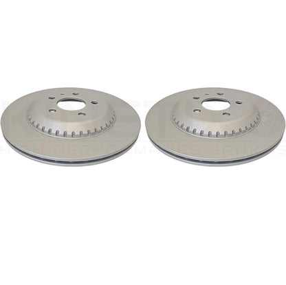 REAR LEFT RIGHT VENTED BRAKE DISCS 335M FOR TESLA MODEL 3 5YJ3 PERFORMANCE 2018-