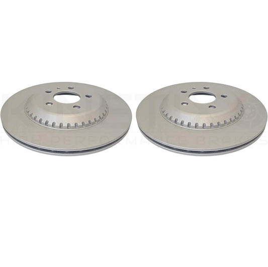 REAR LEFT RIGHT VENTED BRAKE DISCS 335M FOR TESLA MODEL 3 5YJ3 PERFORMANCE 2018-