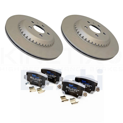 FOR TESLA MODEL 3 5YJ3 PERFORMANCE 2018- REAR BRAKE DISCS PADS 335mm 104463600D