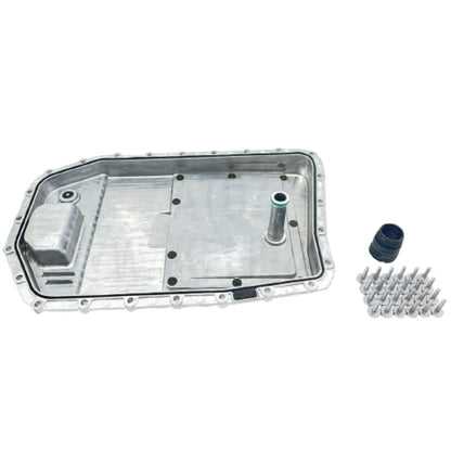 FOR BMW 520d 530d E60 E61 ALUMINIUM TRANSMISSION GEARBOX SUMP PAN FILTER 7L OIL