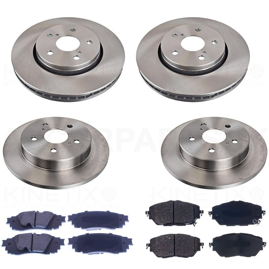BRAND NEW FRONT REAR BRAKE DISC BRAKE PADS FOR TOYOTA COROLLA CH-R PETROL HYBRID