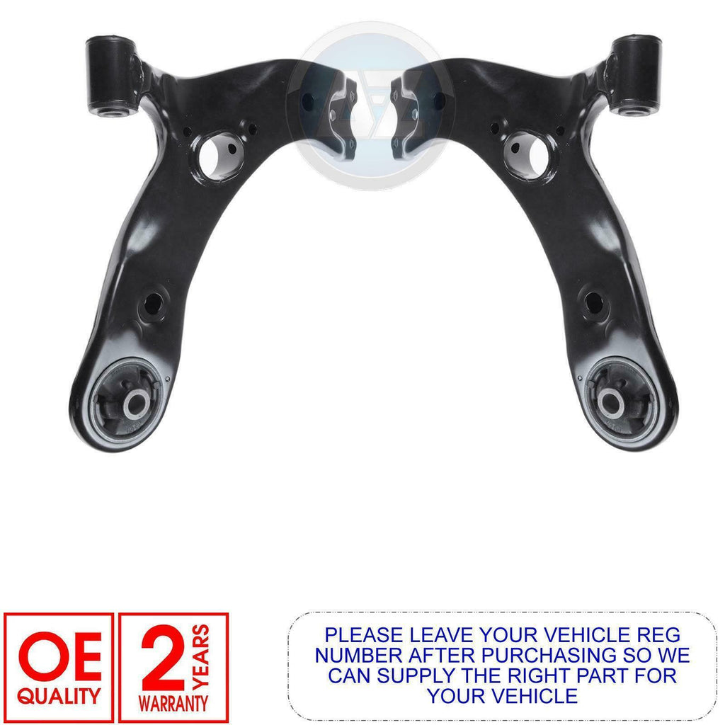 TOYOTA AVENSIS AURIS FRONT AXLE LEFT RIGHT SUSPENSION WISHBONE CONTROL ARM ARMS