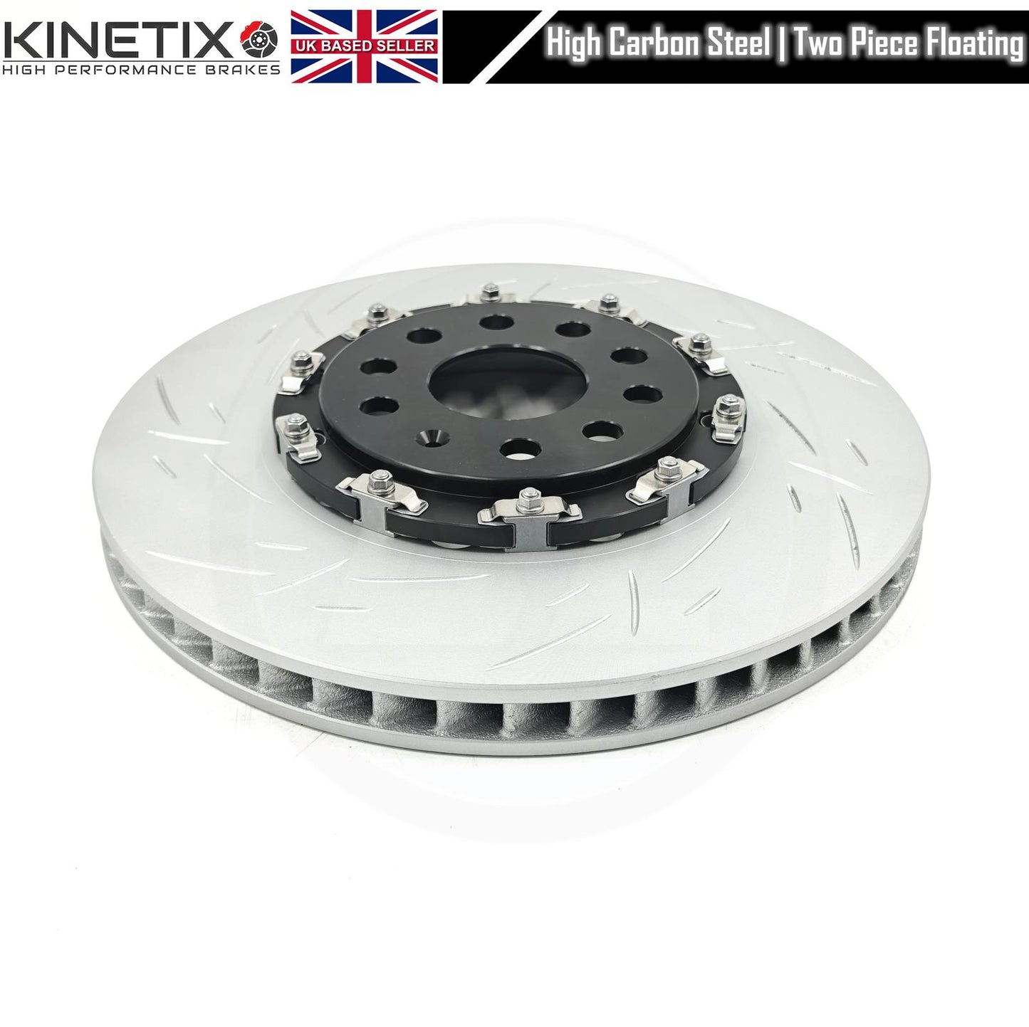 FOR VW GOLF R MK7/7.5 FRONT REAR TWO PIECE FLOATING BRAKE DISCS CERAMIC PADS