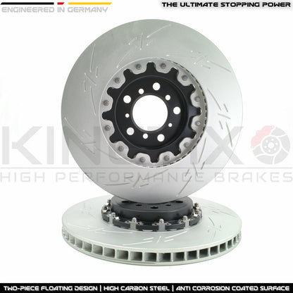 FOR BMW M3 F80 FRONT 2-PIECE FLOATING BRAKE DISCS 380mm 34112284809 34112284810