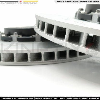 FOR BMW M3 F80 FRONT 2-PIECE FLOATING BRAKE DISCS 380mm 34112284809 34112284810