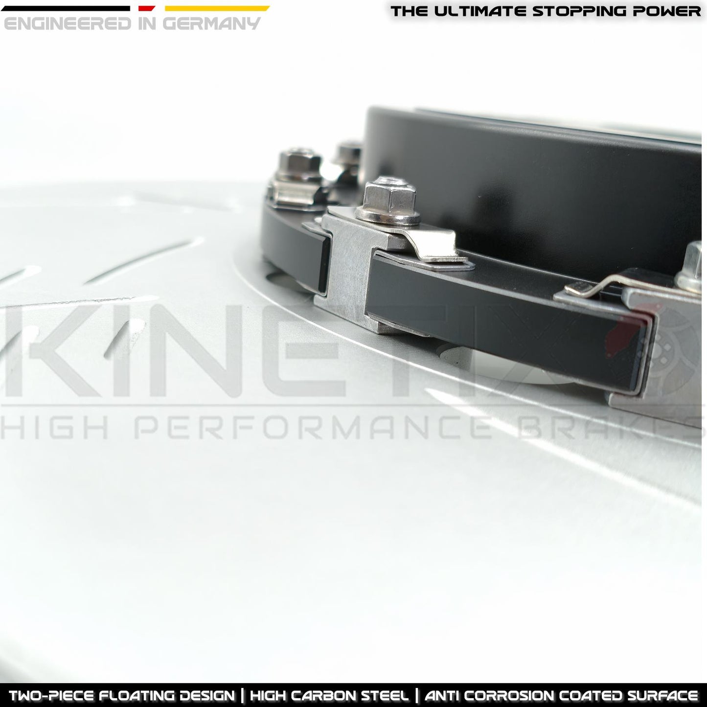 FOR BMW M3 F80 FRONT 2-PIECE FLOATING BRAKE DISCS 380mm 34112284809 34112284810