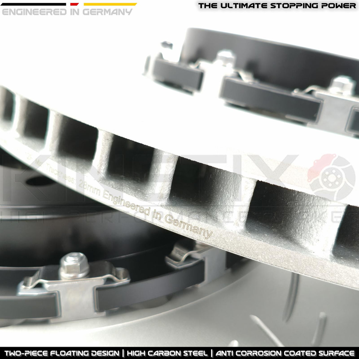 FOR BMW M235i M240i 380mm FRONT BRAKE DISCS CALIPER CARRIER BRACKETS CONVERSION