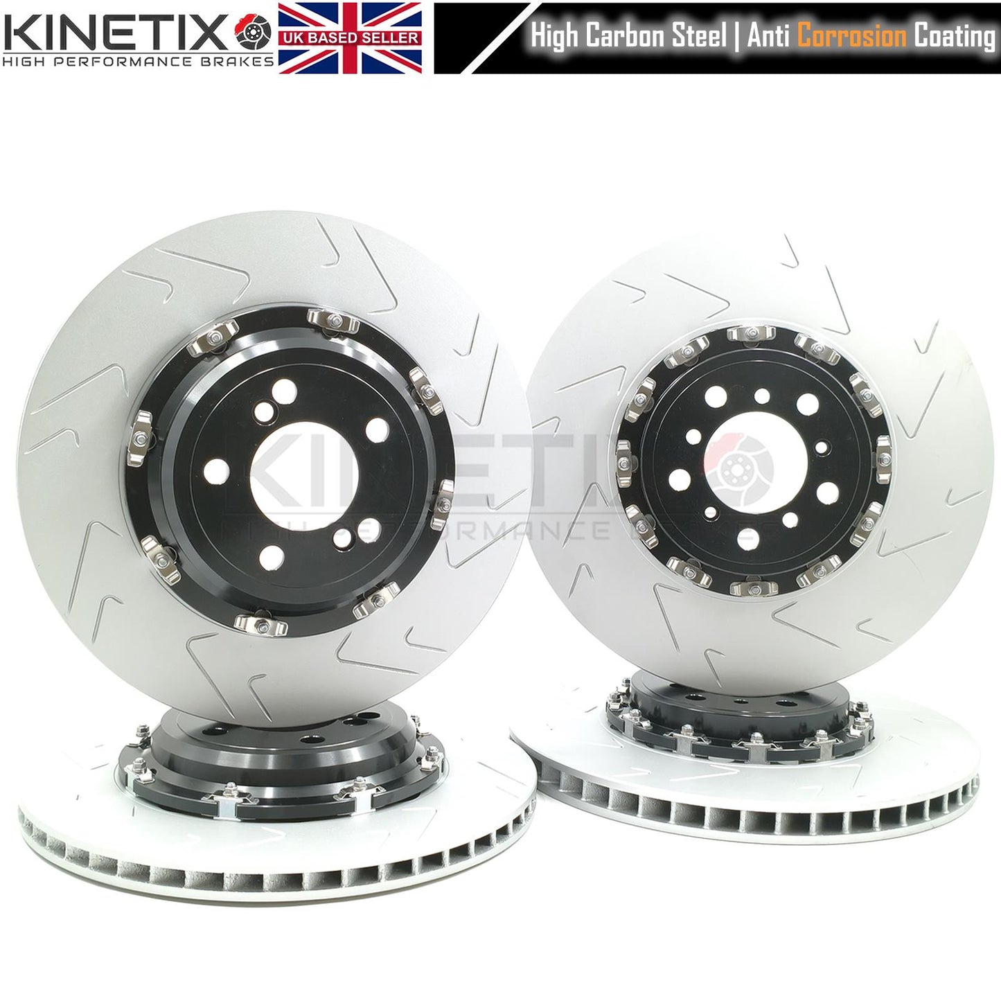 FOR BMW M2 F87 M3 F80 M4 F82 F83 FRONT REAR TWO-PIECE FLOATING PERFORMANCE BRAKE DISCS 380mm 370mm