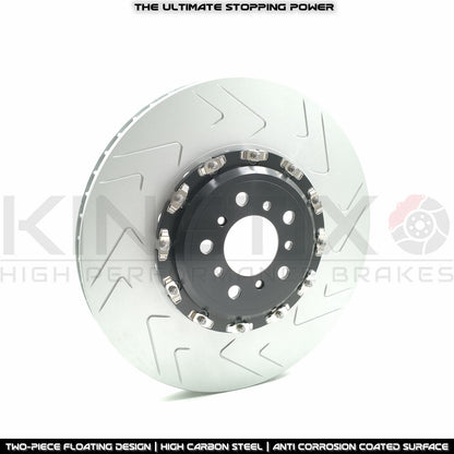 FOR BMW M5 (F10) TWO PIECE FLOATING FRONT BRAKE DISCS K44 RACING PADS 400mm