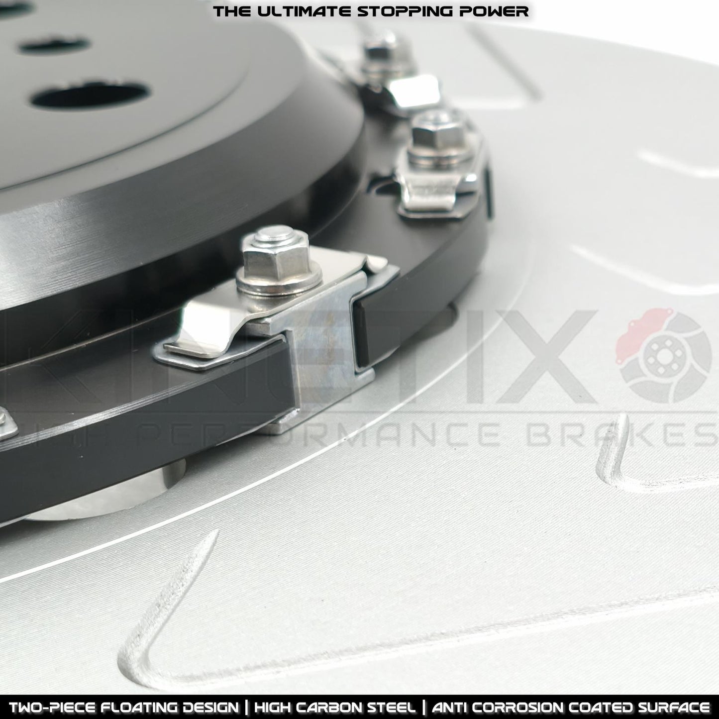 FOR BMW M6 F06 F12 F13 TWO PIECE FLOATING FRONT BRAKE DISCS K44 RACING PADS