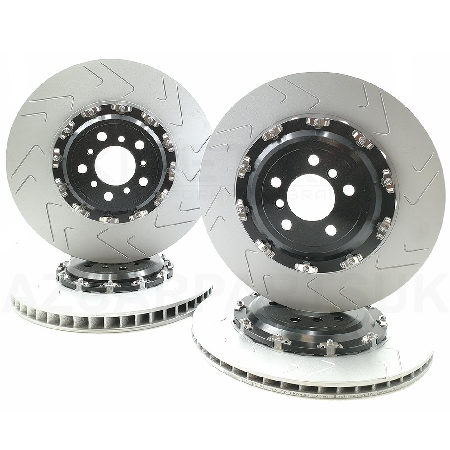 FITS BMW M5 M6 Fxx TWO PIECE FLOATING FRONT REAR BRAKE DISCS BREMBO PADS & WEAR SENSOR LEADS 400mm 396mm