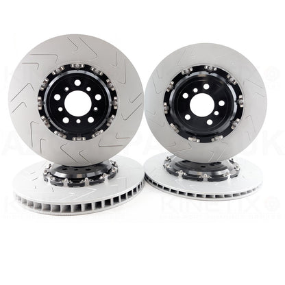 FOR BMW M6 F06 F12 F13 (12-18) TWO PIECE FLOATING FRONT REAR BRAKE DISCS BREMBO PADS & WEAR SENSOR LEADS 400mm 396mm